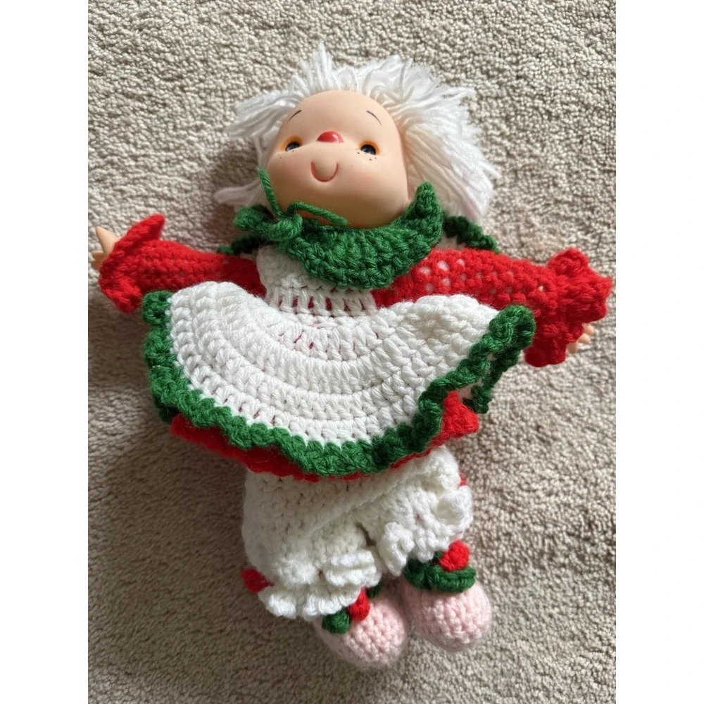 Vintage‎ Strawberry Shortcake and Blueberry Muffin Crocheted Dolls